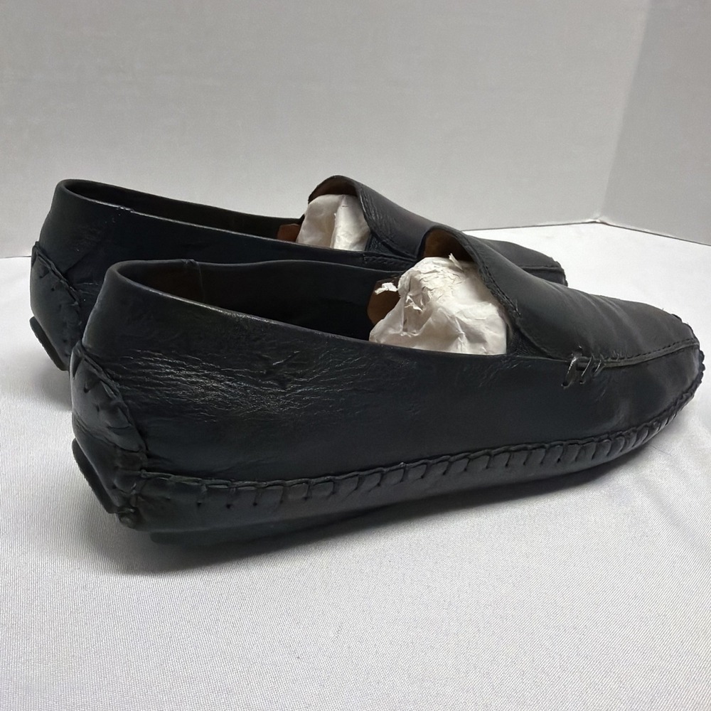 Pikolinos Jerez Black Leather Moccasin Driving Loafer Moccasins Size 38
